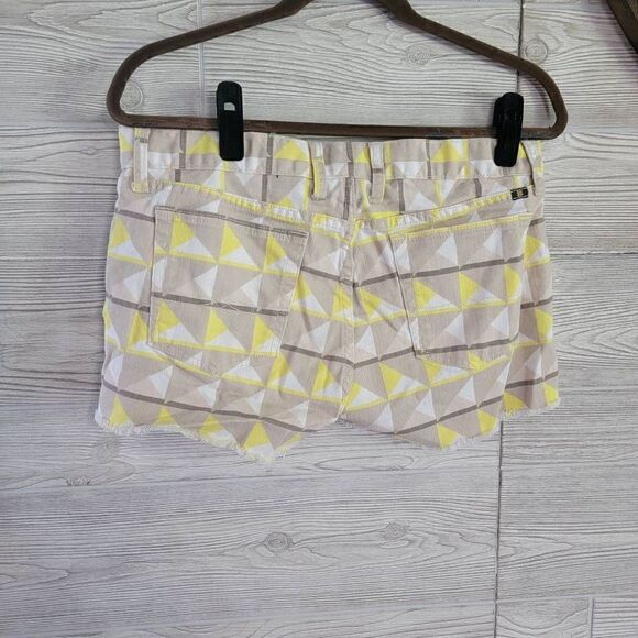 Lucky Brand Riley Shorts SZ 8/29 Geometric Summer - Picture 4 of 7